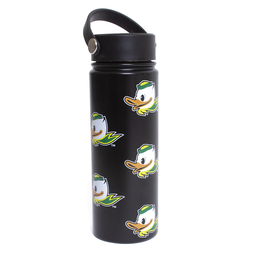 Fighting Duck, Neil, Black, Water Bottles, Metal, Home & Auto, Double-wall, Stainless, 708096